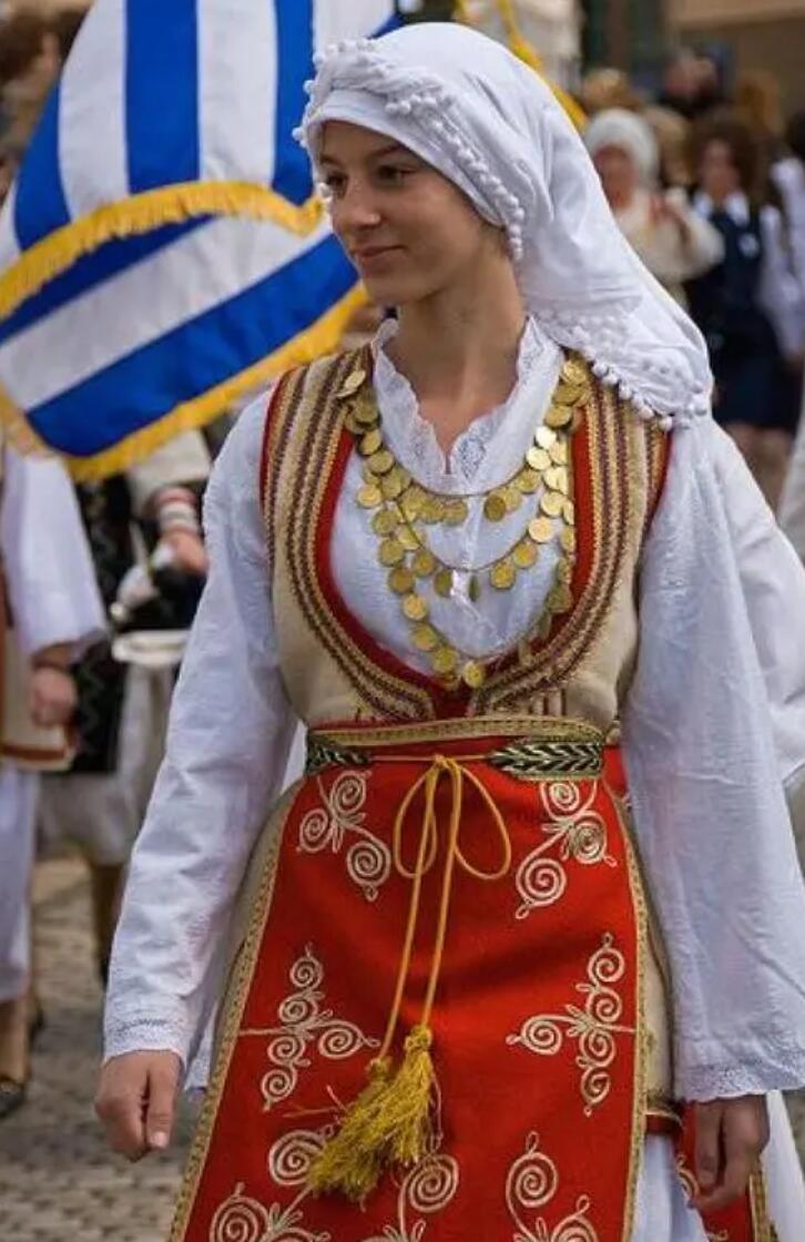 Greek Women Dance Costumes Complete Set