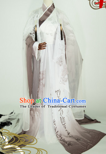 Top Chinese Ancient Male Guzhuang Hanfu Women's Clothing _ Apparel Chinese Traditional Dress Theater and Reenactment Costumes Complete Set