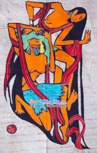 Batik Hanging-Ancient Love