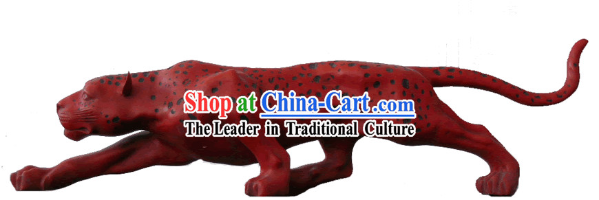 Chinese Ancient Palace Lacquer Craft-Leopard