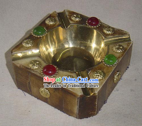 Yak Bone Copper Ashtray