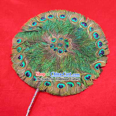 Hand Made Peacock Fan