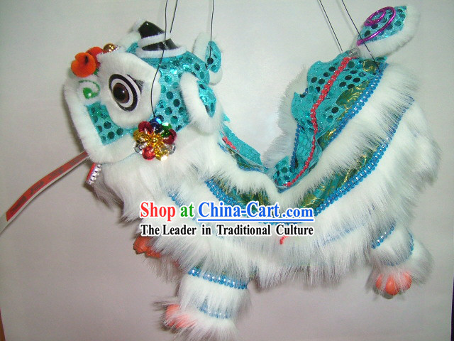 Chinese Classic Hand Puppet-Blue Lion Dance