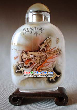 Snuff Bottles With Inside Painting Chinese Zodiac Series-Dragon 1