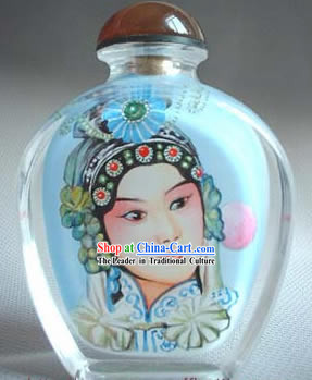 Snuff Bottles With Inside Painting Peking Opera Series-White Snake Fairy