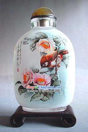 Snuff Bottles With Inside Painting Birds Series-Beautiful Bird