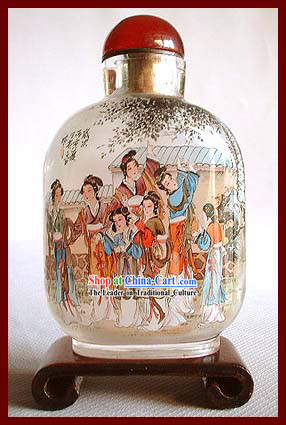 Snuff Bottles With Inside Painting Characters Series-Palace Beauties 1