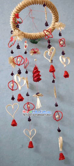 China Hand Made Wheat Stalk Windbell for Lovers