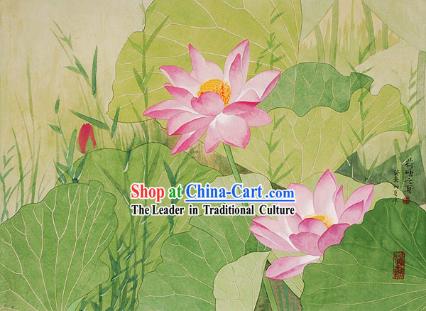 Chinese Traditional Painting-Lotus of Summer