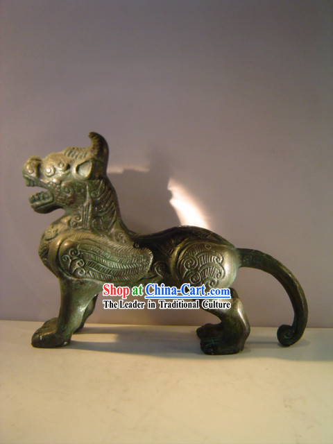 Chinese Classic Archaize Bronze Ware-Ancient Xiezhi_Unicom_