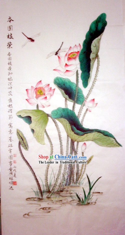 Chinese Traditional Painting with Meticulous Detail Painting-Thrush