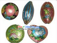 50 Pieces Chinese Classic Classic Large Cloisonne Beads