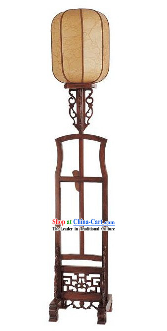 Chinese Ancient Palace Wood Floor Lamp_Lantern_