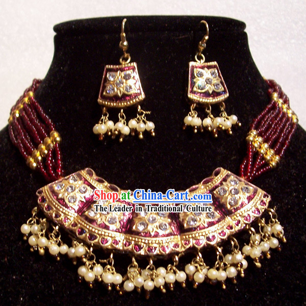 Indian Fashion Jewelry Suit-Purple Prince of the Blood