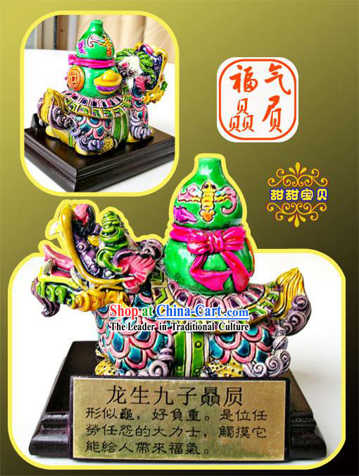 Chinese Classical Cochin Ceramics Statues Nine Sons of the Dragon-Bi Xi