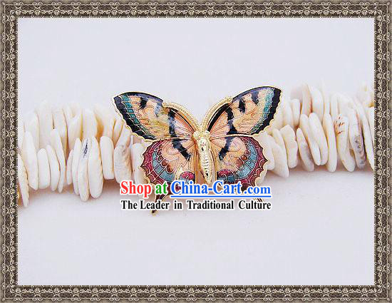 Chinese Ancient Mandarin Style Butterfly Brooch