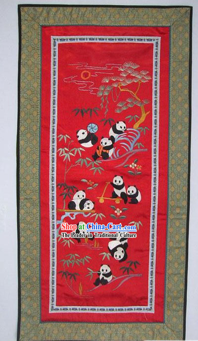 Chinese Embroidery Handicraft-Pandas