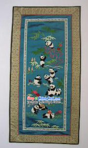 Chinese Embroidery Handicraft-Pandas 1