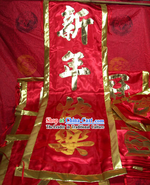 Traditional Chinese Festival Celebration Performance Silk Scroll