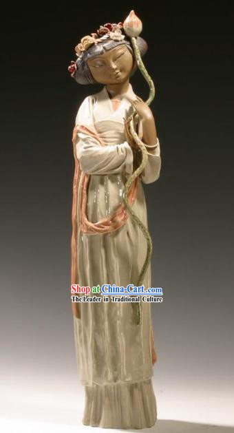 Chinese Classic Shiwan Ceramics Statue Arts Collection - Youth