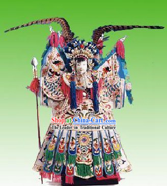 Chinese Classic Original Hand Puppet Handicraft-Mu Guiying