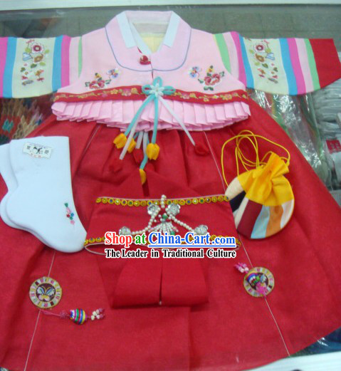 Korean Traditional Handmade Hanbok for Children