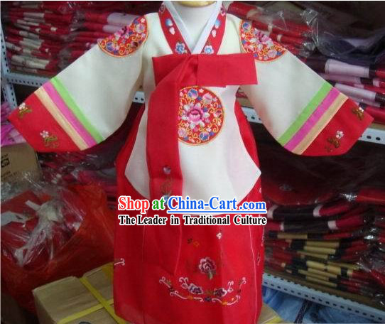 Korean Traditional Handmade Hanbok for Children