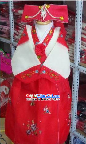 Traditional Korean Costumes Hanbok for Children