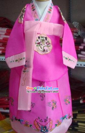 Traditional Korean Hanboks for Kids