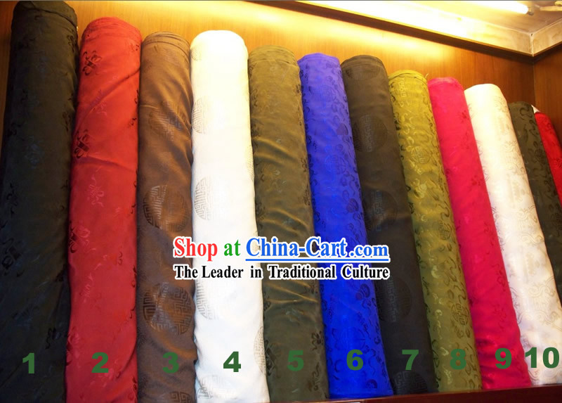 Chinese Silk Brocade Fabric