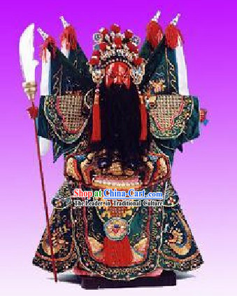 Chinese Classic Original Hand Puppet Handicraft - Zhang Fei