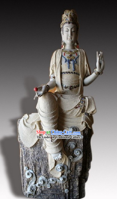 Chinese Classic Shiwan Ceramics Statue Arts Collection - Blessing