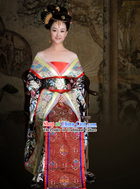 Ancient Chinese Tang Princess Costumes Complete Set