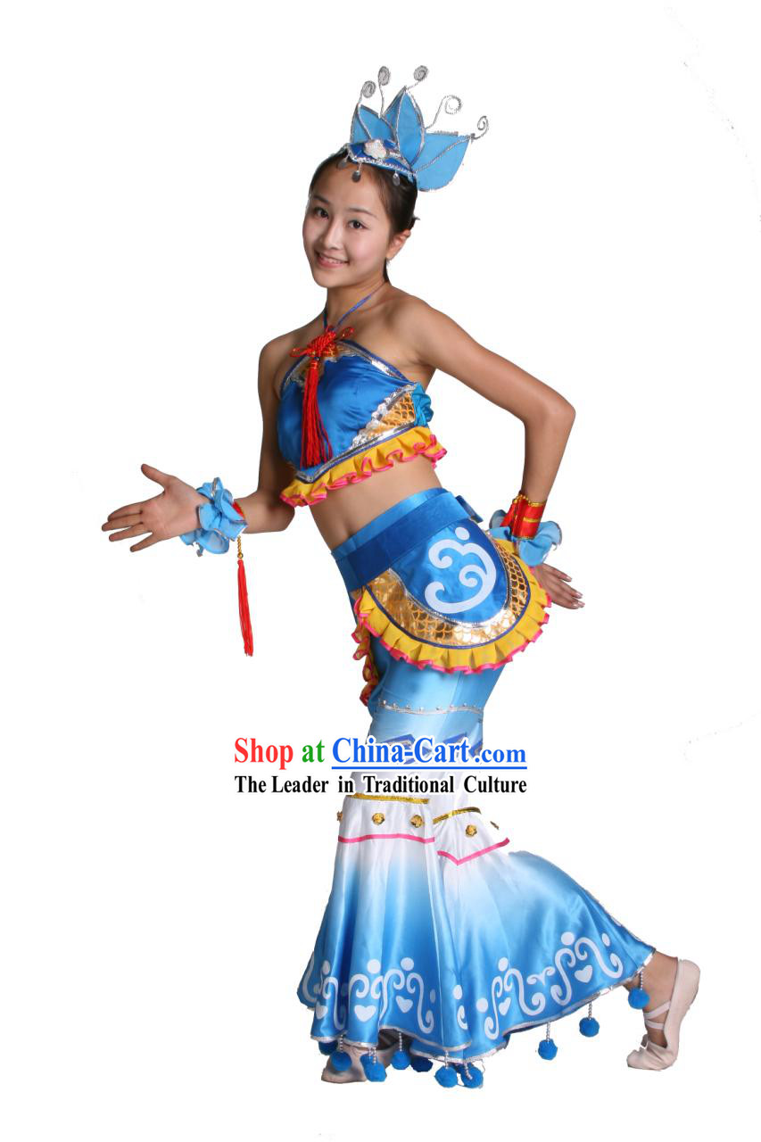 Chinese Traditional Dance Costumes Complete Set