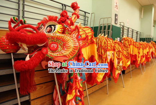 Best Dragon Dance Costumes Complete Set for Grand Opening and Festival Celebrations