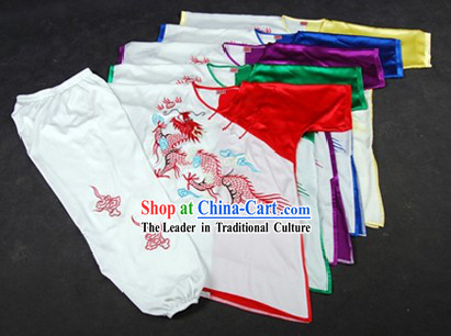 Professtional Embroidered Dragon Kung Fu Tai Chi Uniform for Kids