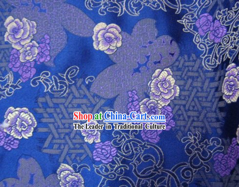 Chinese Traditional Silk Flower Fabric