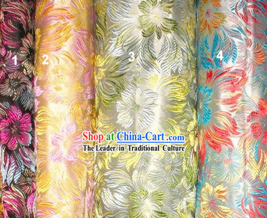 Stunning Flower Silk Fabric