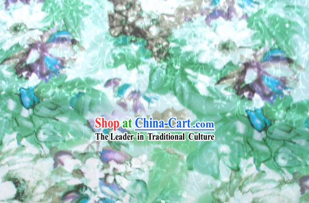 Chinese Water Lotus Silk Fabric