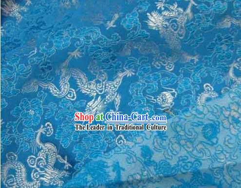 Dragon Design Silk Fabric