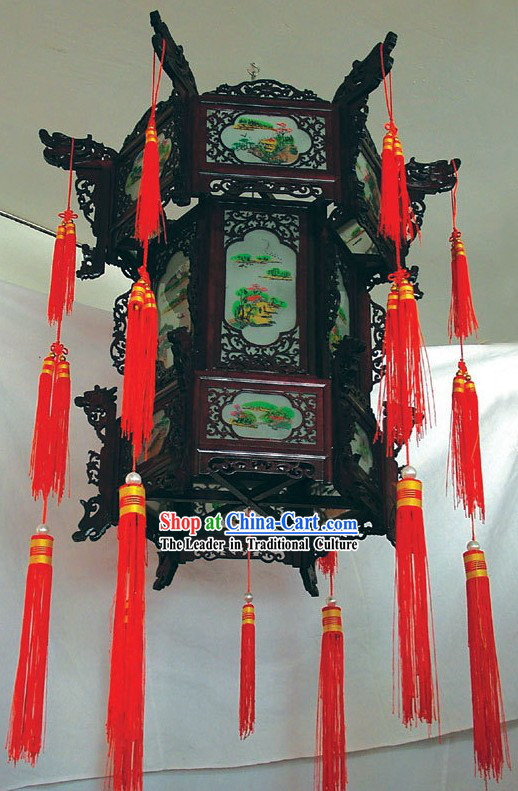 30 Inch Height Large Three Layers Palace Lantern