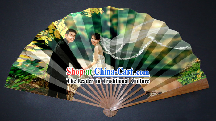 Custom Wedding Fan According to Your Wedding Photoes