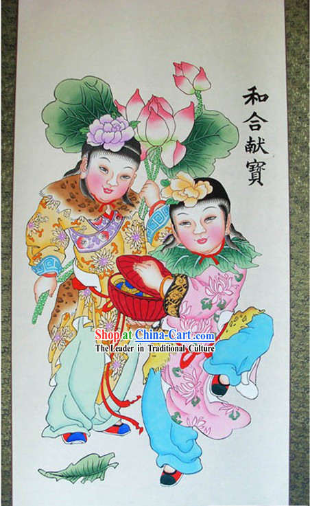 Tianjin Yang Liu Qing Chinese Paintings - Dance Painting