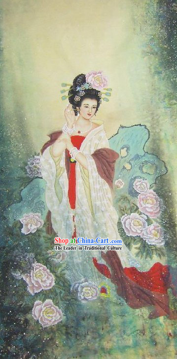 Yang Guifei Painting by Qin Tian