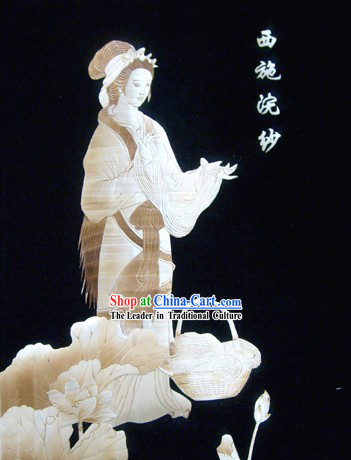 Traditional Chinese Wheat Straw Art Painting - Xi Shi