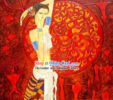 Li Fen Chinese Painting Bride Tribute