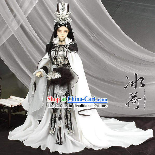 China Ancient Prince Clothing and Hat Complete Set