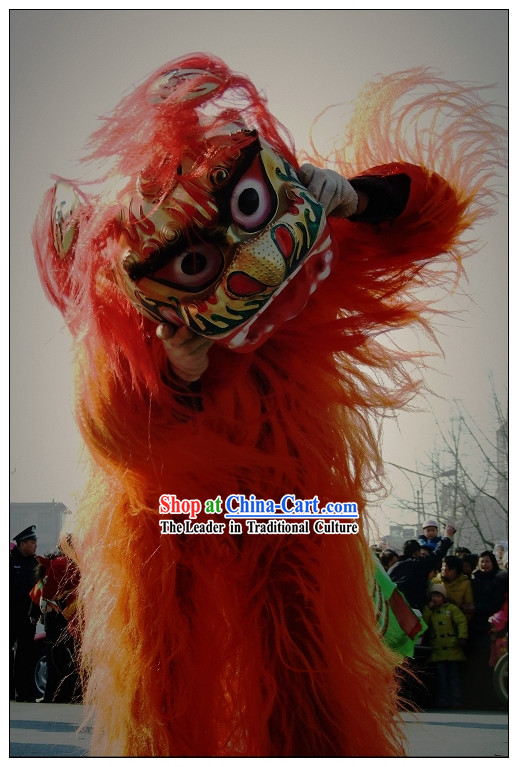 One Person Northern Lion Dance Costume