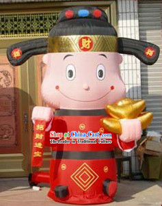 Large Chinese Traditional Inflatable Money God