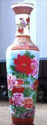 110 Inch Height Large Inflatable Chinese Vase